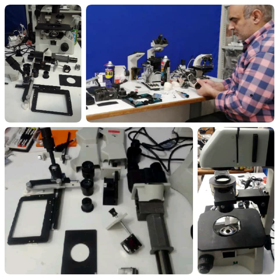 تعمیرات تخصصی میکروسکوپ